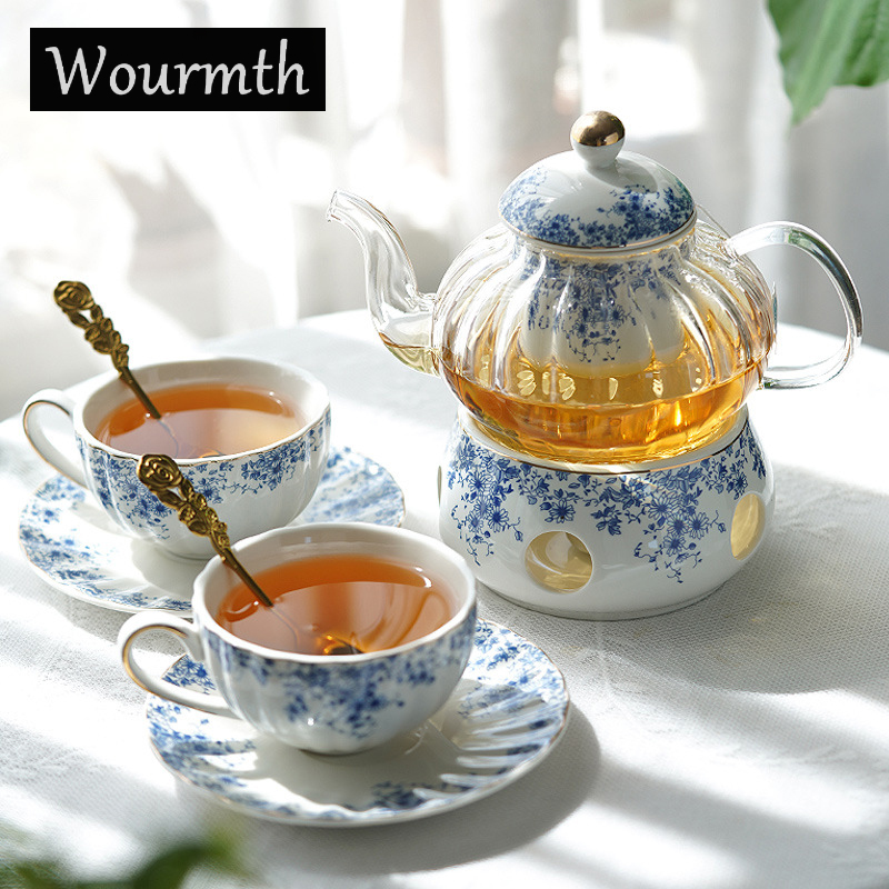 Coffee Tea English - English-style Afternoon Tea Set, Flower Teapot,