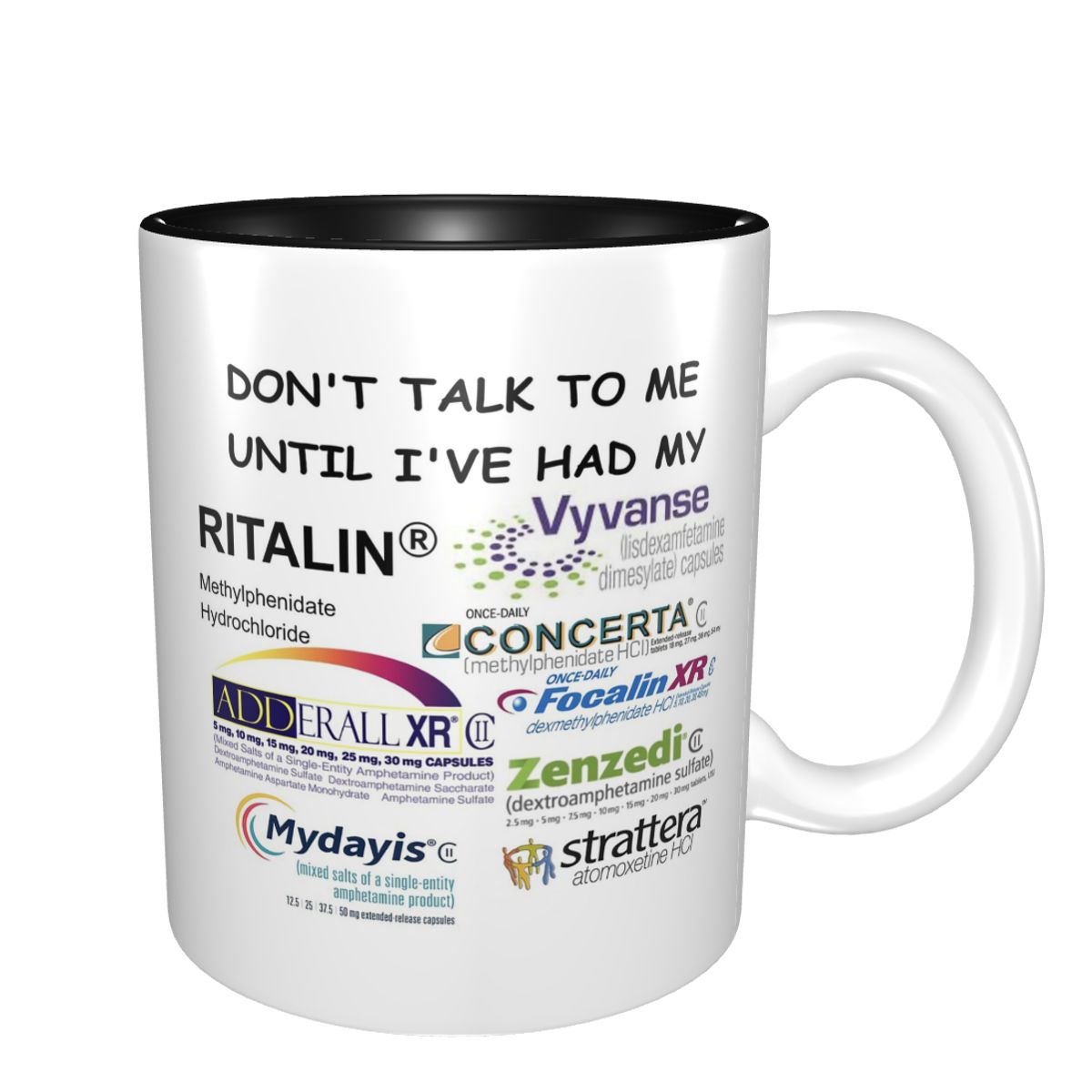 Coffee Tea Me - Dont Talk To Me Mug Funny