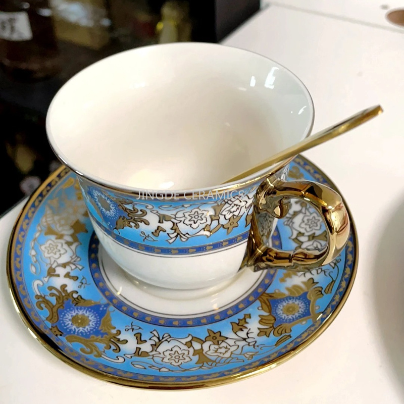 Coffee Tea English - Ceramic Coffee Cup, Home English Teacup,