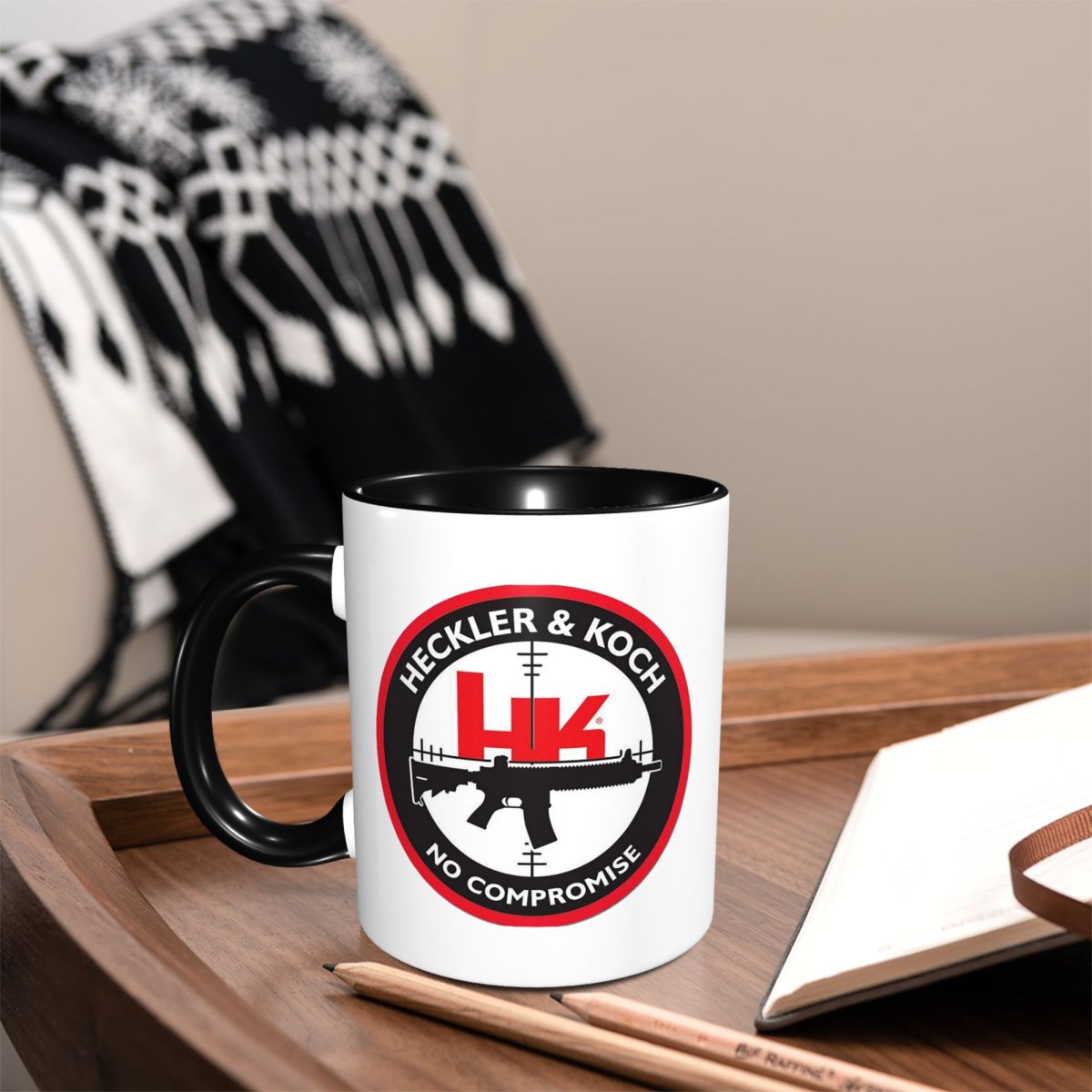 Coffee Tea Hk - Heckler Koch Hk Logo Mug Funny
