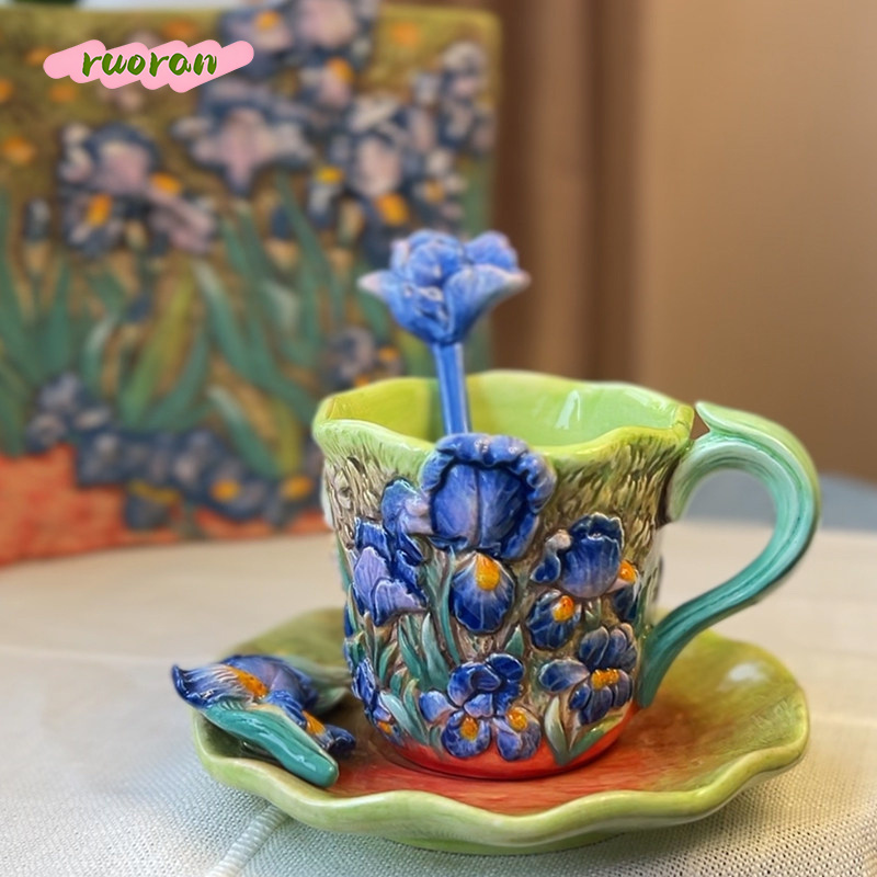 Van Gogh Starry Night Ceramic  - đánh giá và giá Coffee Tea Van