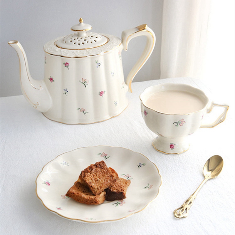 French Retro Teapot Coffee Cup - đánh giá và giá Coffee Tea English