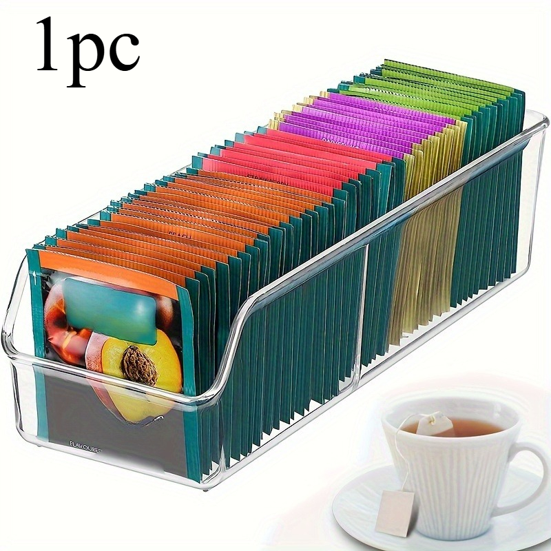 1pc Clear Tea Bag Organizer Bo - đánh giá và giá Coffee Tea Sugar Canister Set