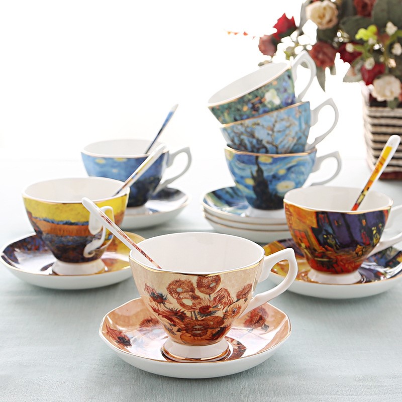 Van Gogh Tranh Nghệ Thuật Ly C - đánh giá và giá Coffee Tea Van