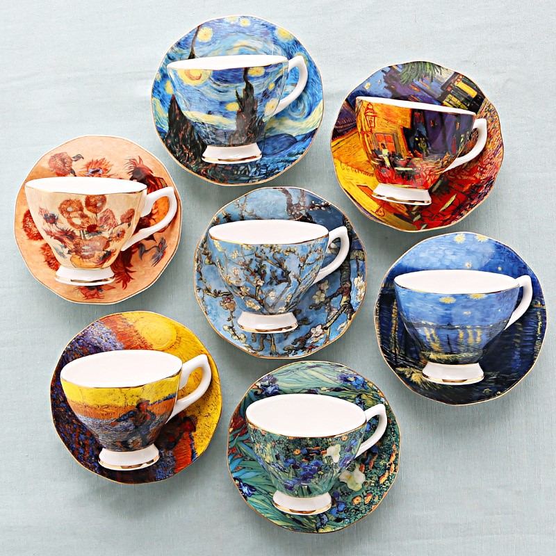 Van Gogh Tranh Nghệ Thuật Ly C - đánh giá và giá Coffee Tea Van
