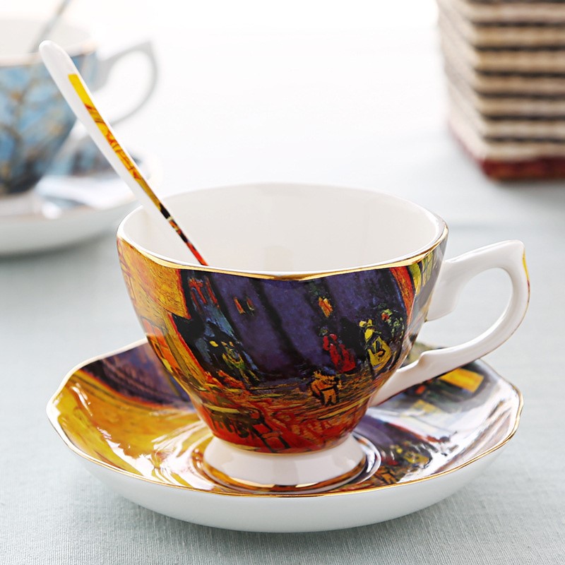 Van Gogh Tranh Nghệ Thuật Ly C - đánh giá và giá Coffee Tea Van
