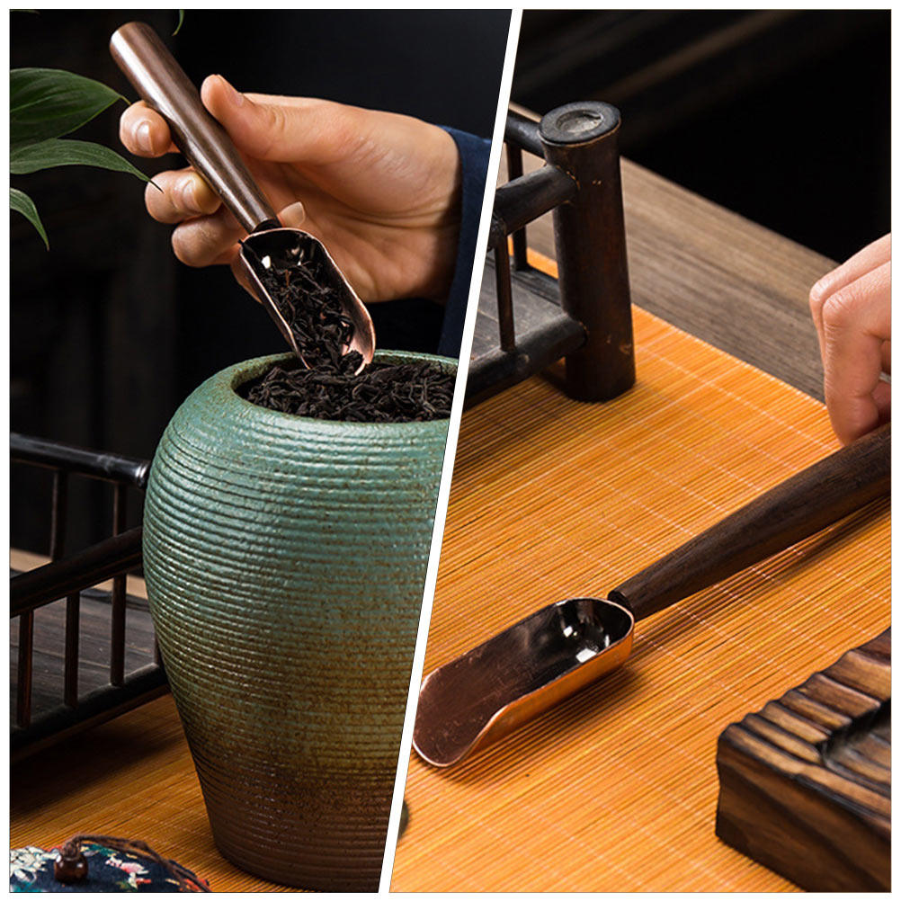 Vintage Long Handle Wooden Tea - đánh giá và giá Coffee Tea And Leaf