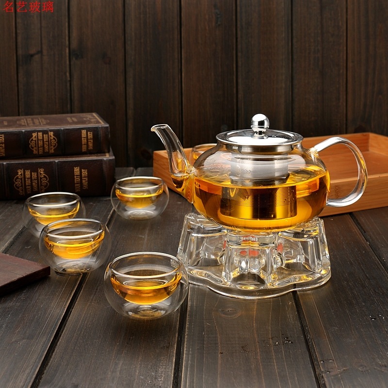 600/800 Ml Bộ Ấm Trà Thủy Tinh - đánh giá và giá Coffee Tea Sugar Canister Set