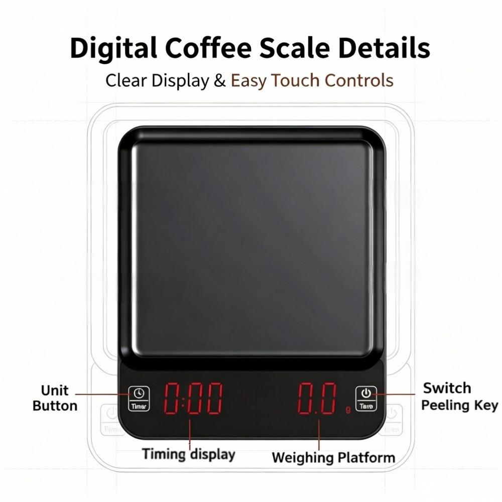 3kg/0.1g High Precision Digita - đánh giá và giá Coffee & Tea Restaurant