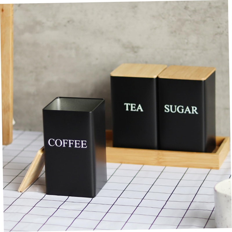 3PCS Set Tea Coffee Sugar Cani - đánh giá và giá Coffee Tea Sugar Canister Set