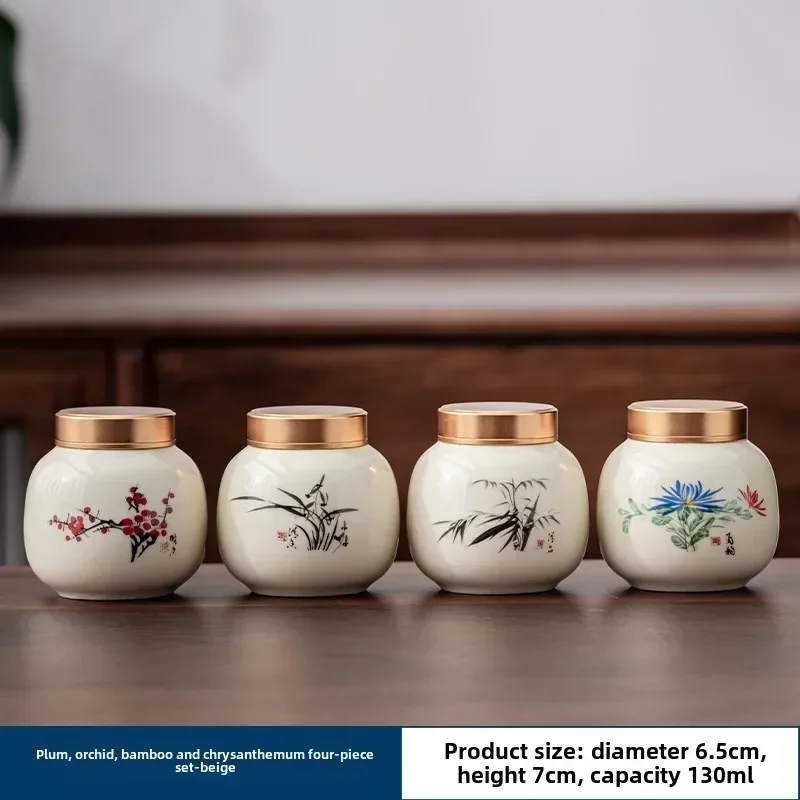 Boutique Tím Đất Sét Trà Caddy - đánh giá và giá Tea Coffee Sugar Container