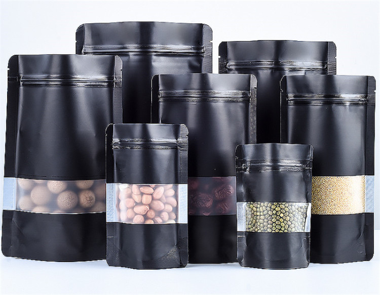 100PCS Stand-up Matte Black Al - đánh giá và giá Coffee Tea House