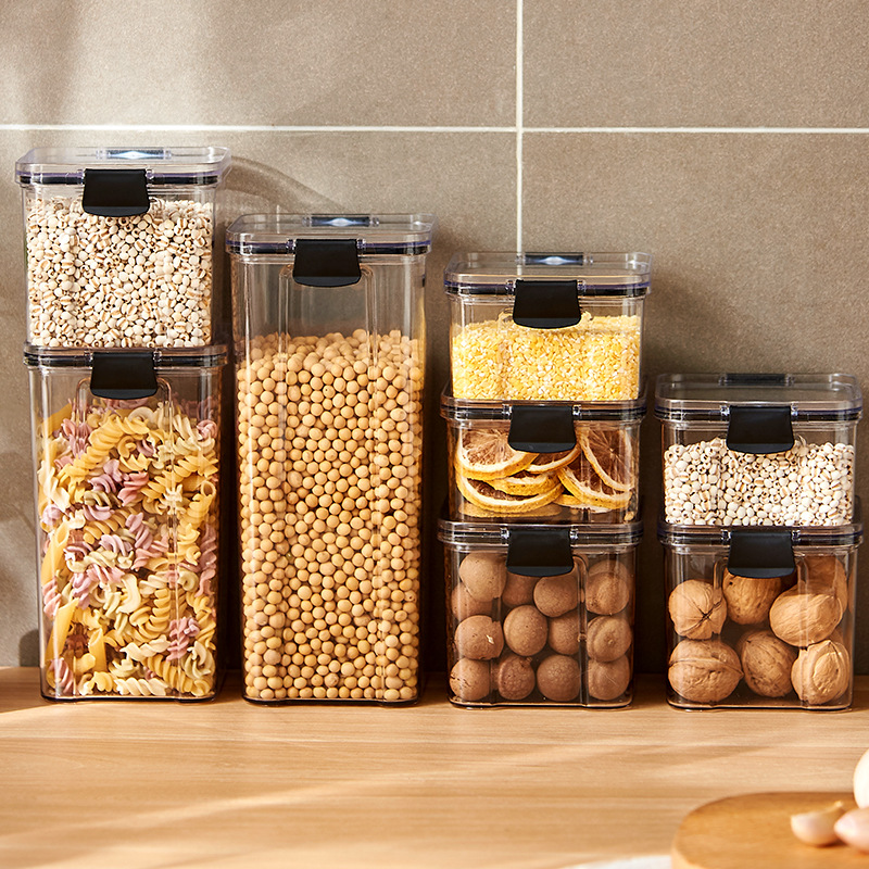 Sealed Jars Kitchen Grain Stor - đánh giá và giá Tea Coffee Sugar Container
