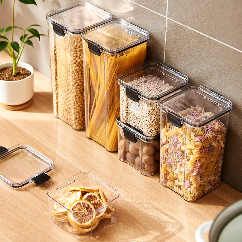 Sealed Jars Kitchen Grain Stor - đánh giá và giá Tea Coffee Sugar Container