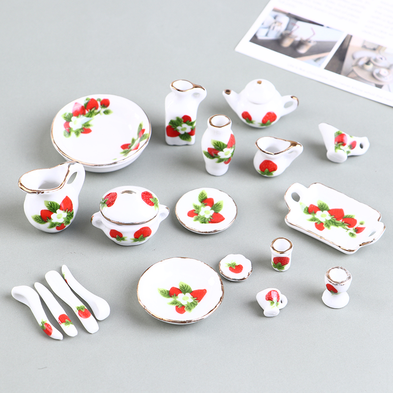 1 Bộ 1:12 Thu Nhỏ Nhà Búp Bê H - đánh giá và giá Coffee Tea House