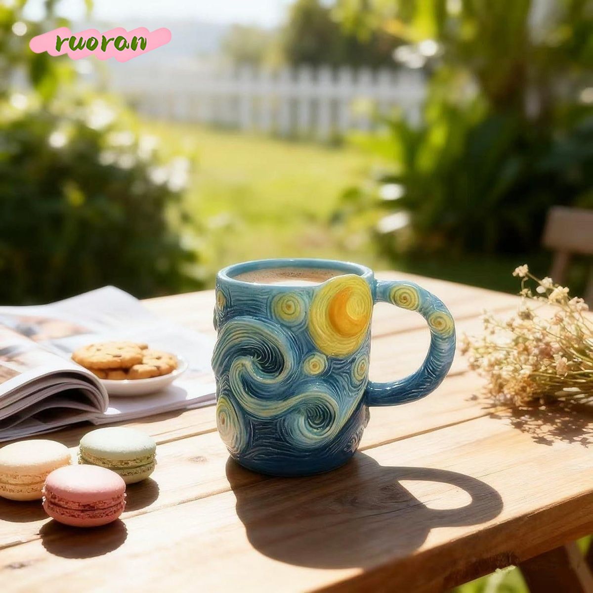 Van Gogh Starry Night Mug Crea - đánh giá và giá Coffee Tea Van