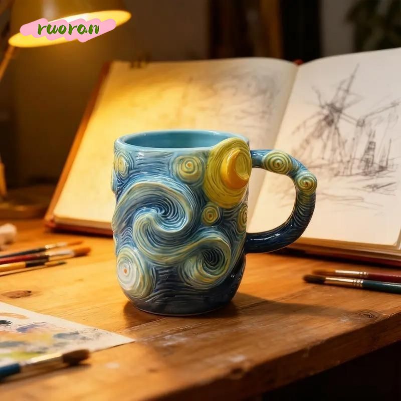 Van Gogh Starry Night Mug Crea - đánh giá và giá Coffee Tea Van