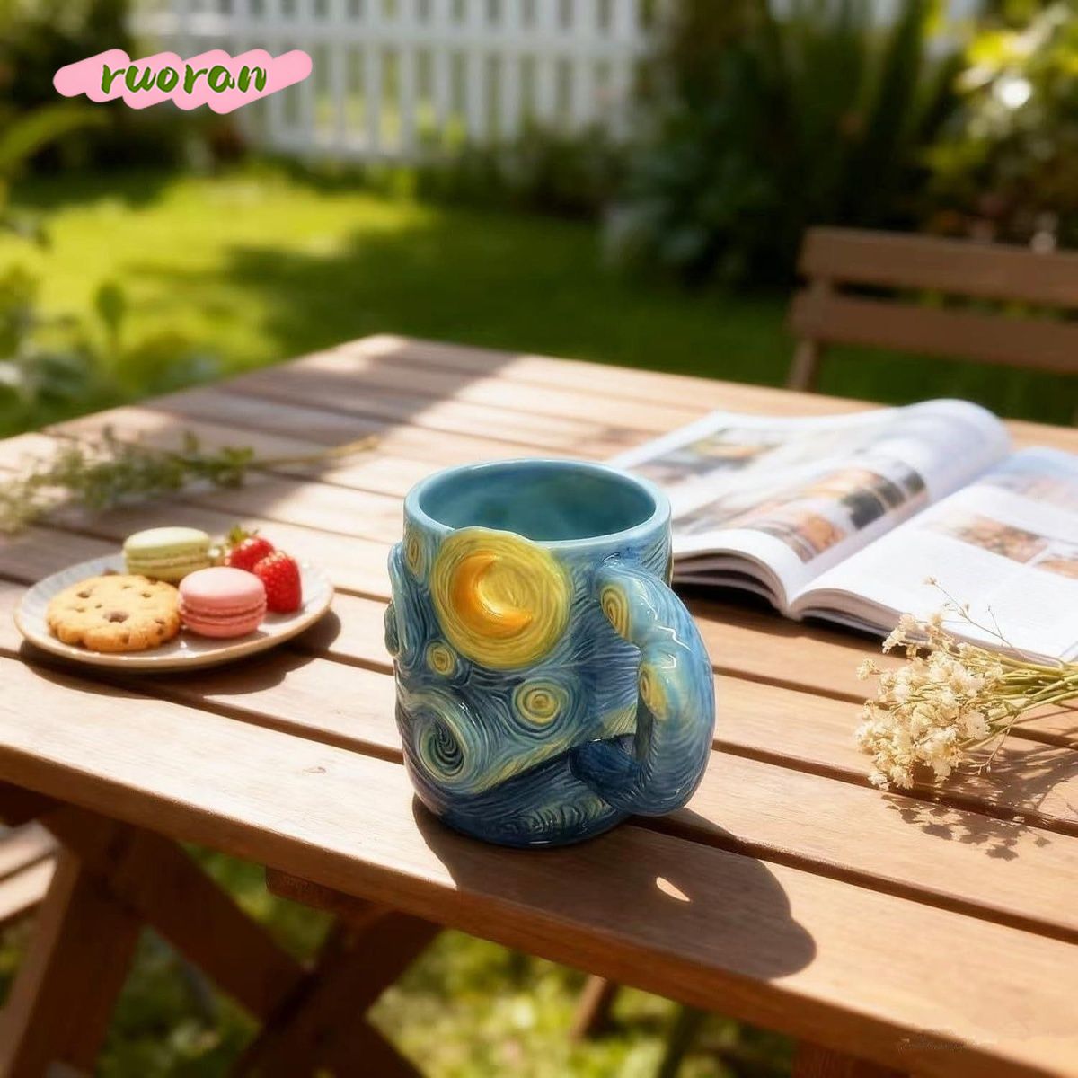 Van Gogh Starry Night Mug Crea - đánh giá và giá Coffee Tea Van