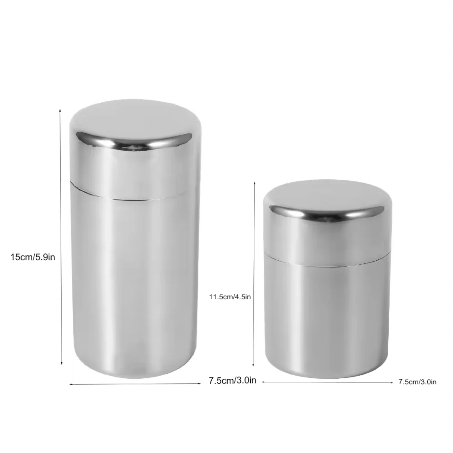 Stainless Steel Tea Leaf Tins  - đánh giá và giá Tea Coffee Sugar Container